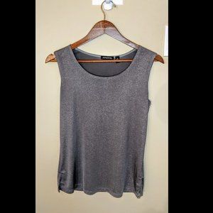 Notations shimmery sheer tank